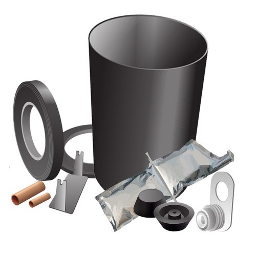 Комплект изоляции стыков в полиэтиленовой оболочке КЗС(т) 40х125х500 мм ГОСТ 30732-2020