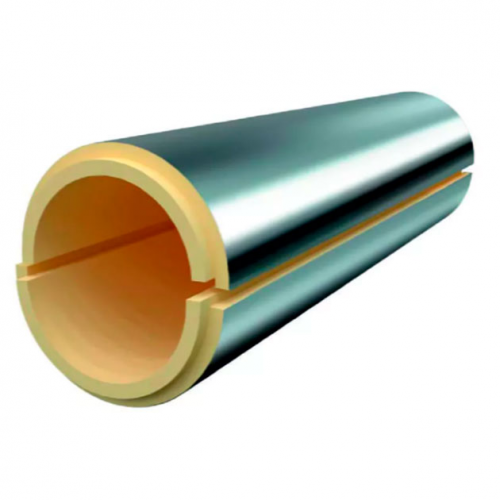 Скорлупа ППУ фольгированная для прямых участков 32х40 мм в Кемерово
