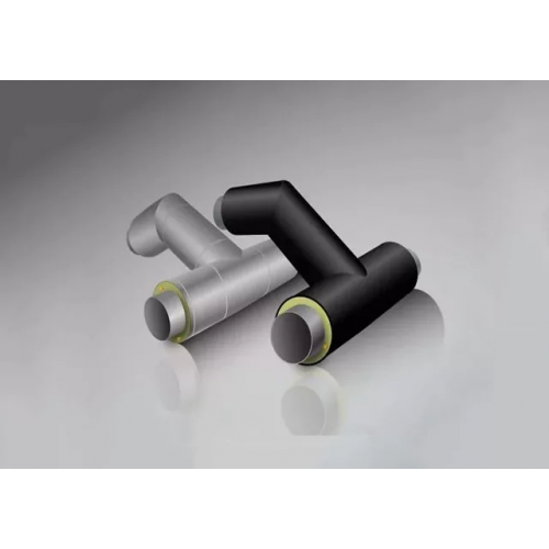 Тройниковое ответвление стальное ППУ ПЭ с МЗИ тип 1 Ст3сп 48х3,5х42,3х3,5х1200х730 мм ГОСТ 3262-75