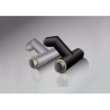 Тройниковое ответвление стальное ППУ ПЭ тип 2 09Г2С 45х3,5х32х3х1200х730 мм ГОСТ 8732-78