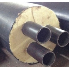 Труба в ППУ изоляции Твин оцинкованная Ст10 57х3,5х250х0,7х250 мм ГОСТ 10704-91